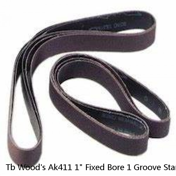 Tb Wood's Ak411 1" Fixed Bore 1 Groove Standard V-Belt Pulley 3.95 In Od