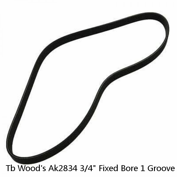 Tb Wood's Ak2834 3/4" Fixed Bore 1 Groove Standard V-Belt Pulley 2.85 In Od