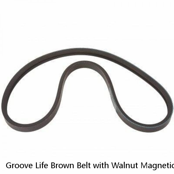 Groove Life Brown Belt with Walnut Magnetic Buckle B1-012-OS