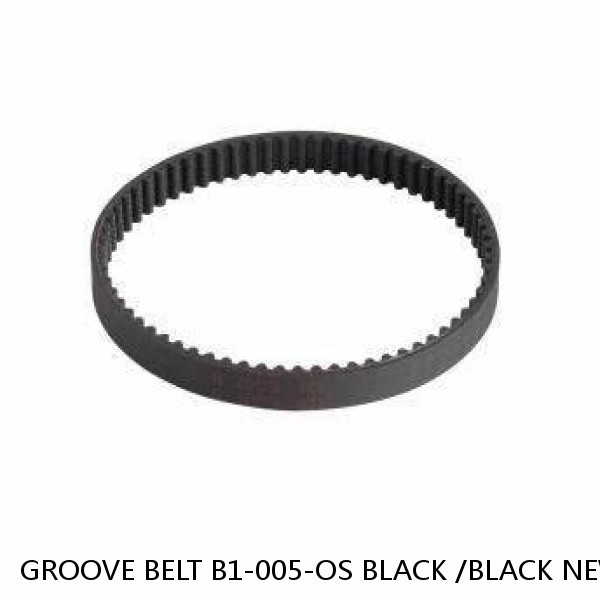 GROOVE BELT B1-005-OS BLACK /BLACK NEW 