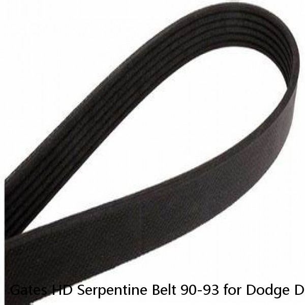 Gates HD Serpentine Belt 90-93 for Dodge D + W Cummins Diesel 5.9L Diesel   #1 small image