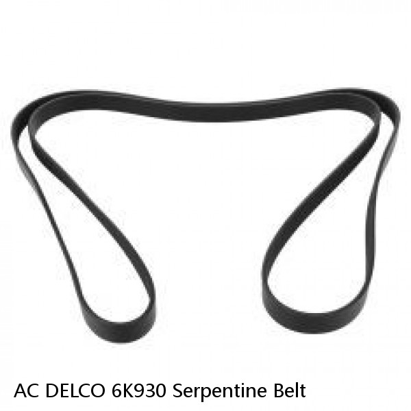 AC DELCO 6K930 Serpentine Belt #1 small image