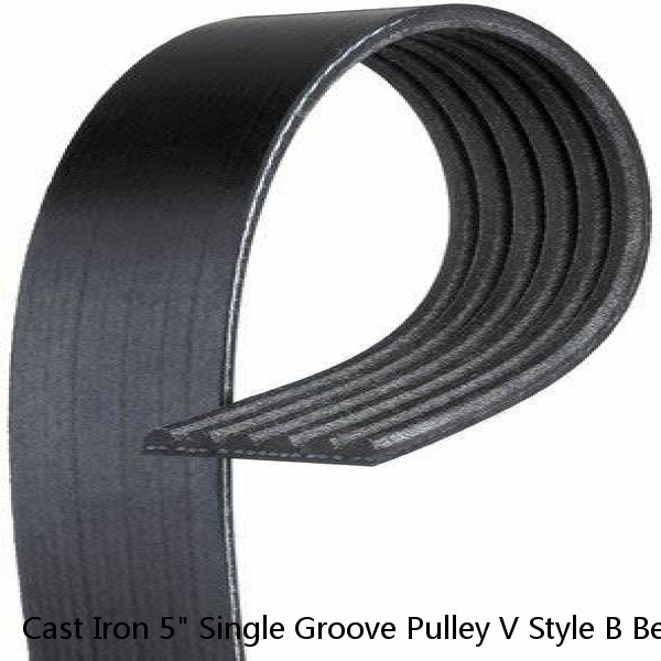 Cast Iron 5" Single Groove Pulley V Style B Belt 5L for 7/8 Inch Keyed Shaft #1 image