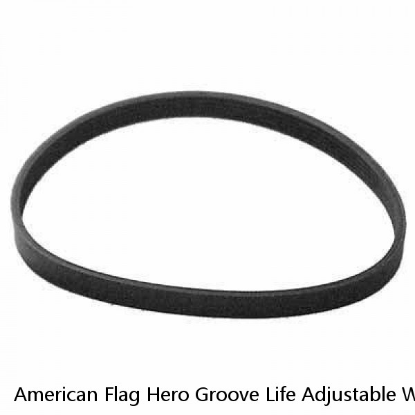American Flag Hero Groove Life Adjustable Web Belt w/ Magnetic Buckle NEW #1 image