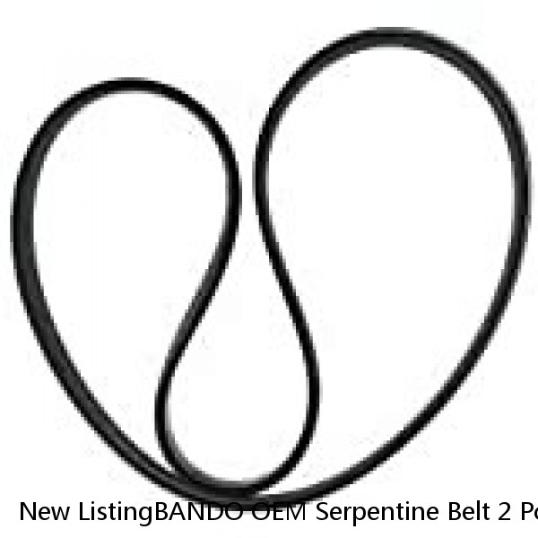 New ListingBANDO OEM Serpentine Belt 2 Pcs Fit CADILLAC,CHEVROLET, GMC V8 6.0L Alt 105 Amp #1 image
