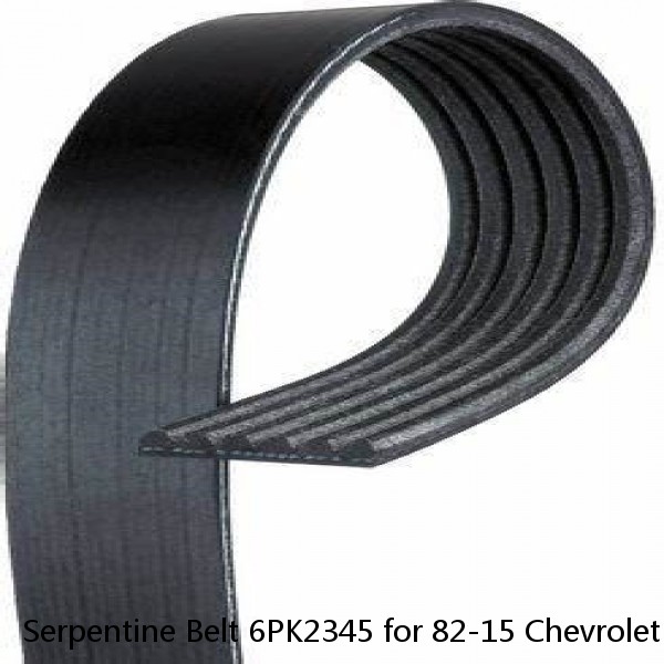Serpentine Belt 6PK2345 for 82-15 Chevrolet GMC Ford Mercury 4.2L4.8L 5.3L 6.0L  #1 image